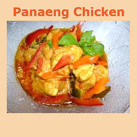 Treetalks Menu Panaeng Chicken